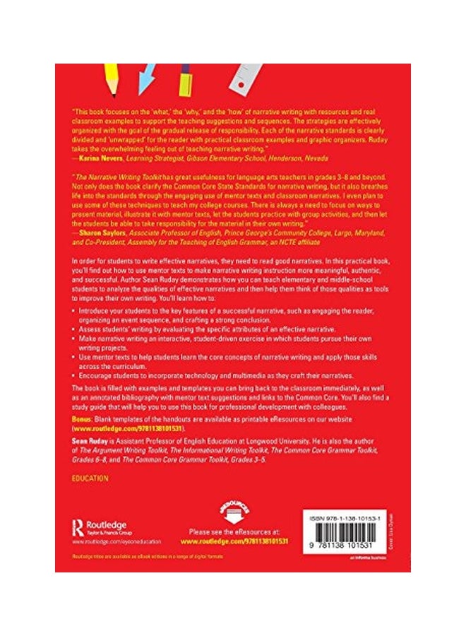 The Narrative Writing Toolkit Paperback English by Sean Ruday - 4 May 2016  - Image 2
