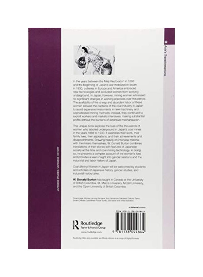 Coal-Mining Women In Japan: Heavy Burdens paperback english - 26 Jun 2018  - Image 2