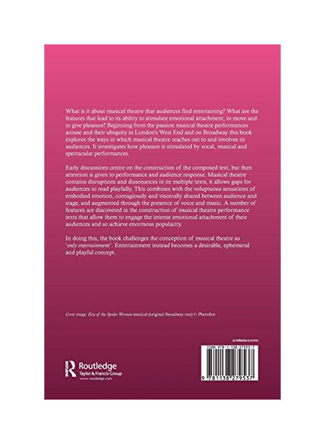 Musical Theatre, Realism And Entertainment paperback english - 18 Nov 2016  - Image 2