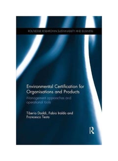 Environmental Certification For Organisations And Products paperback english - 30 Nov 2016  - Image 1