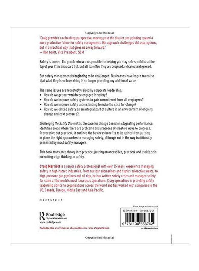Challenging The Safety Quo paperback english - 24 Nov 2017