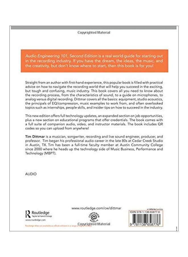 Audio Engineering 101: A Beginner's Guide To Music Production paperback english - 01 Jun 2018 - Image 2