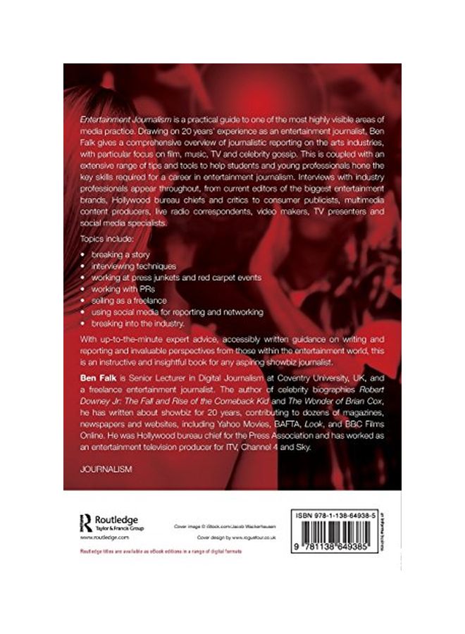 Entertainment Journalism: Making It Your Career paperback english - 21 Mar 2018  - Image 2