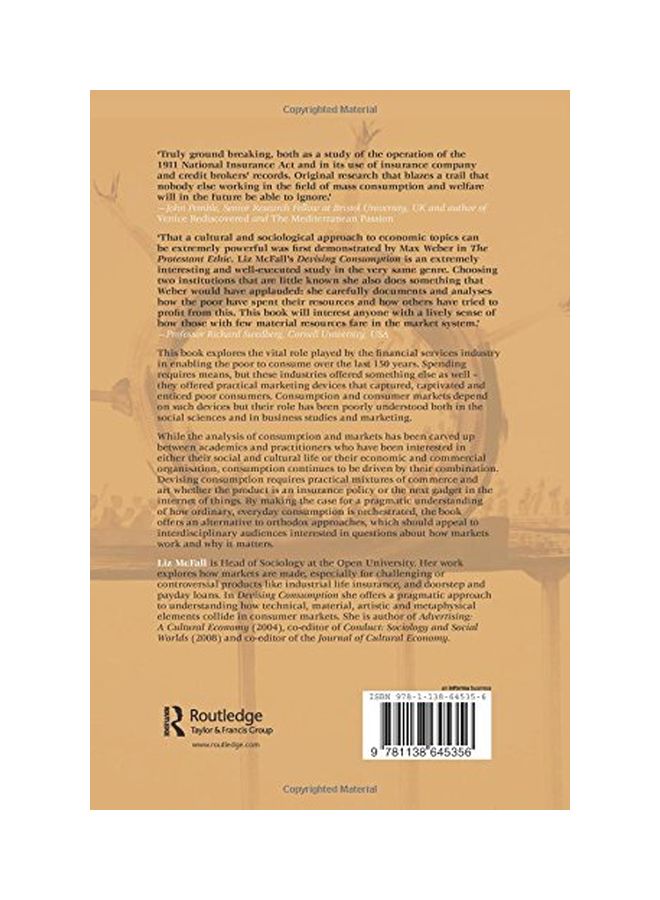 Devising Consumption: Cultural Economies Of Insurance, Credit And Spending Paperback English by Liz Mcfall - 21 Dec 2015  - Image 2