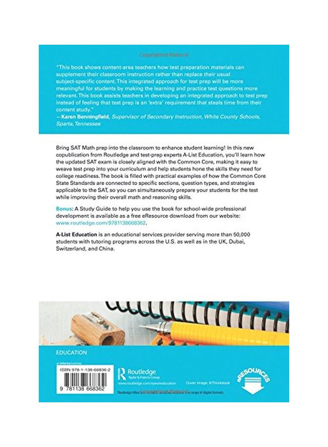 SAT Math In The Classroom: Integrating Assessments, Standards, And Instruction paperback english - 03 Aug 2016  - Image 2
