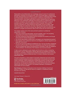 Professional Responsibility And Professionalism: A Sociomaterial Examination paperback english - 28 Jan 2016  - Image 2