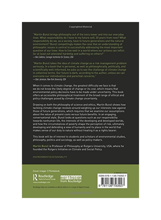 Uncertainty And The Philosophy Of Climate Change paperback english - 20 Oct 2014 - Image 2