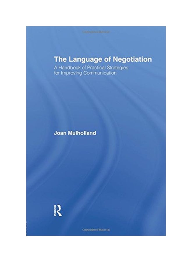 The Language Of Negotiation Paperback English by Joan Mulholland - 27 Apr 2015  - Image 1
