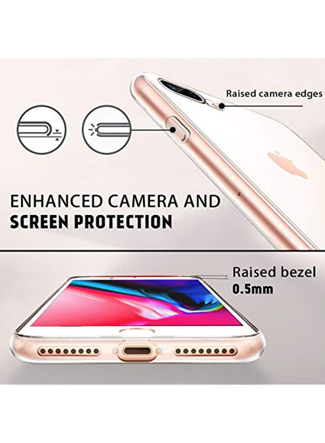 Olliwon Protective Case Cover For Apple iPhone 8 Plus/7 Plus Clear - Image 3