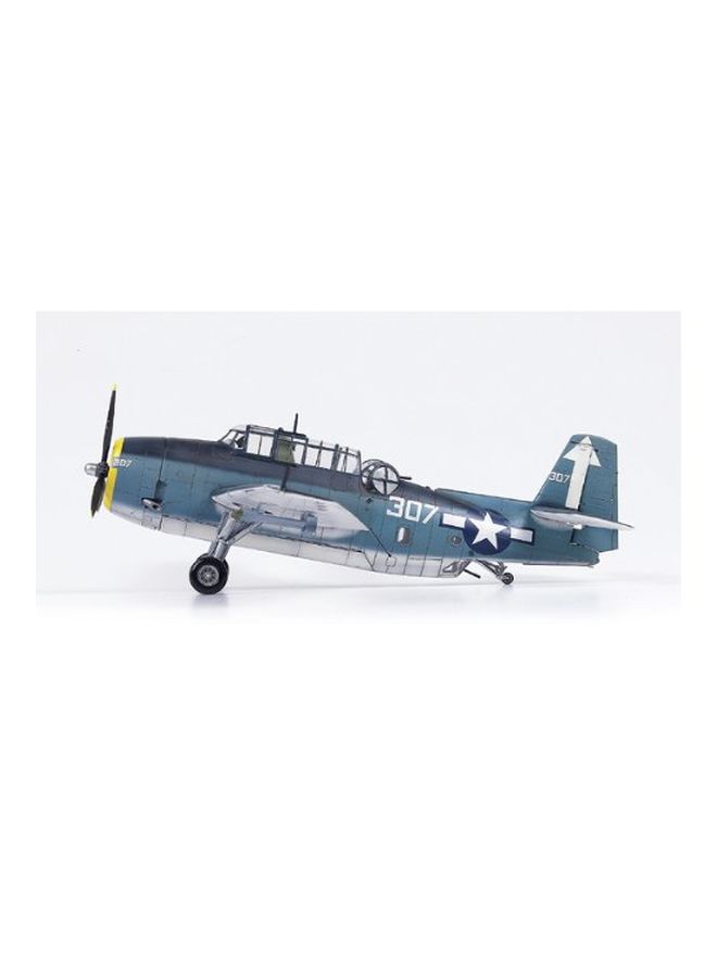 أكاديمية مجموعة بناء نموذج طائرة بانكر هيل USS طراز TBM-3 34x17x8سم  - Image 2