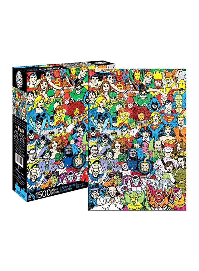 Aquarius 1500-Piece DC Comics Retro Universe Jigsaw Puzzle 