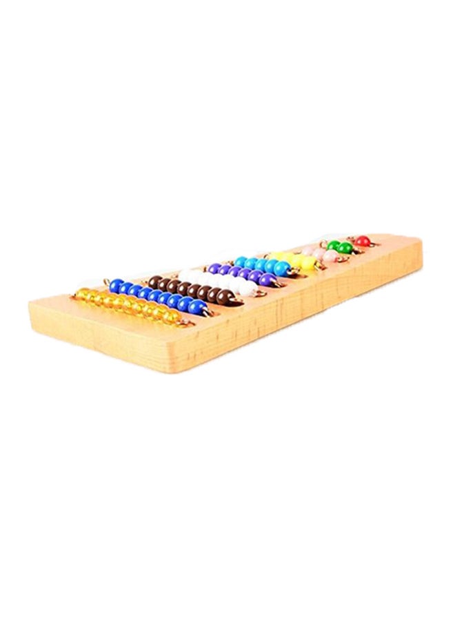 BOHS Montessori 1-10 Math Bead Stair With Holder  - Image 4