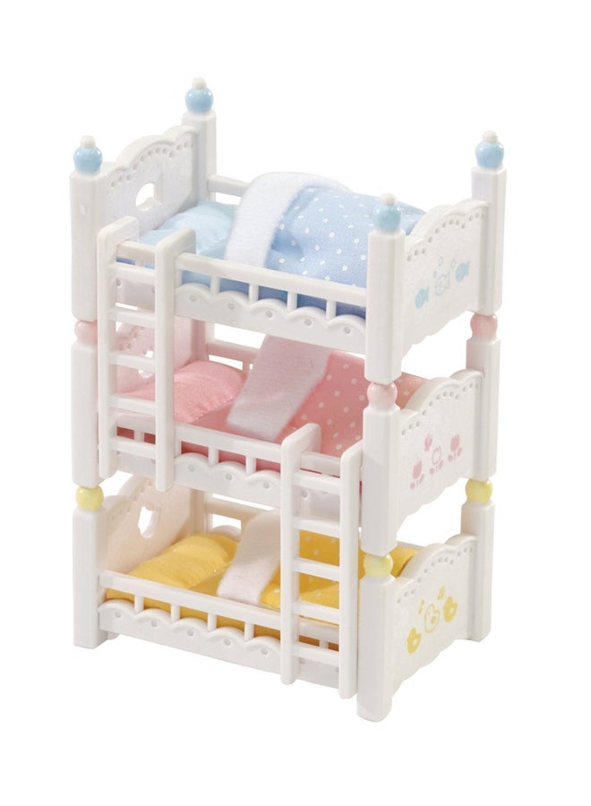 Calico Critters 8-Piece Bunk Beds Set 2.5inch 