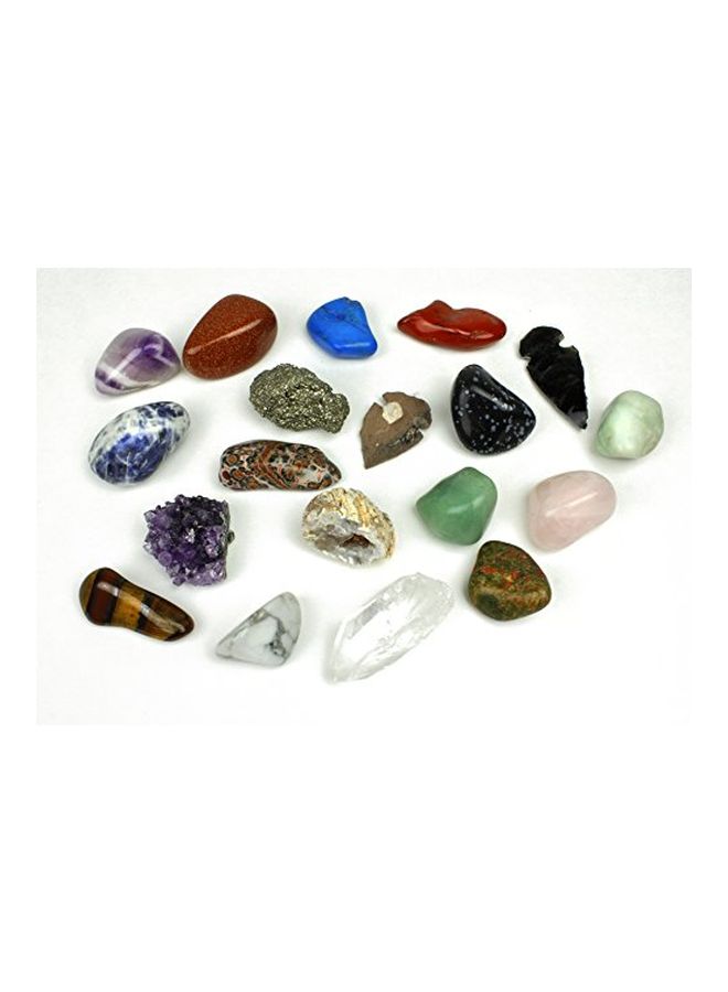 Dancing Bear 18-Piece Educational Rock And Mineral Collection Book - Image 2