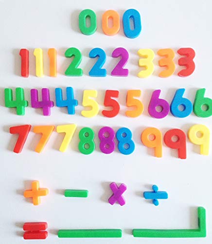 EduKid Toys 109-Piece Alphabet Letters And Numbers With Magnetic Whiteboard  - Image 3