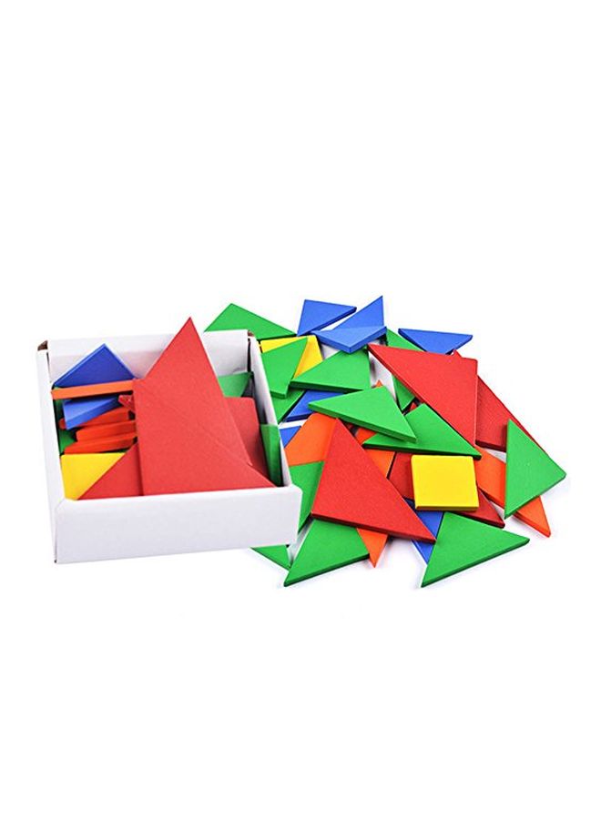 BUYITNOW 32-Piece Wooden Tangrams Set - Image 4