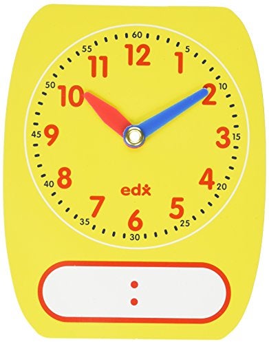 Didax 5-Piece Write-On/Wipe-Off Clock Set 2-510W - Image 1