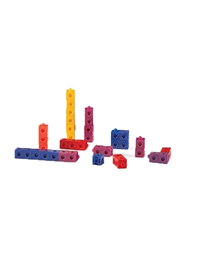 ETA hand2mind - 100-Piece Linking Snap Cube Set 30500A 0.75inch - Image 1