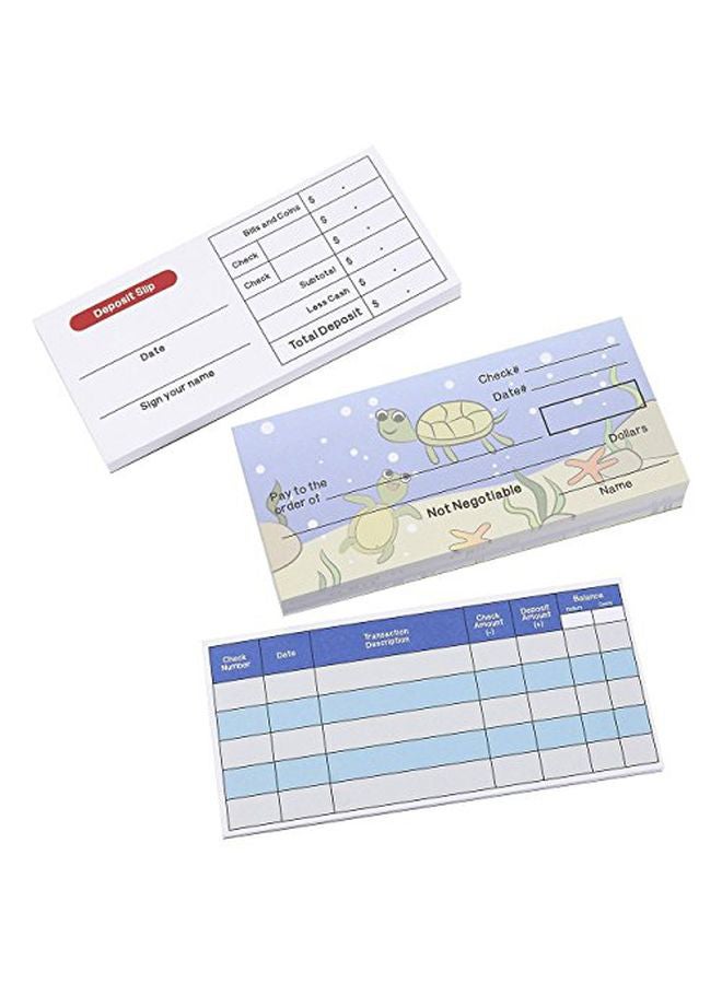 Blue Panda 150-Piece Play Checkbook Sheet - Image 4