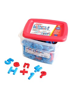 Educational Insights 214-Piece AlphaMagnets Letters And Numbers Set 1639 1.5inch 
