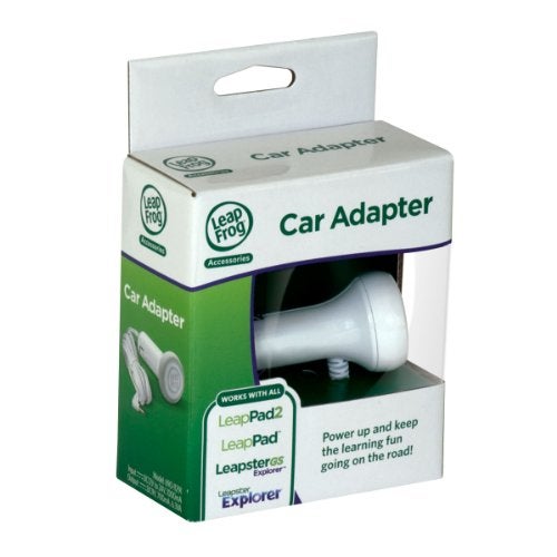 LeapFrog Car Adapter For LeapPad2/1/GS/Leapster2 White/Green - Image 2
