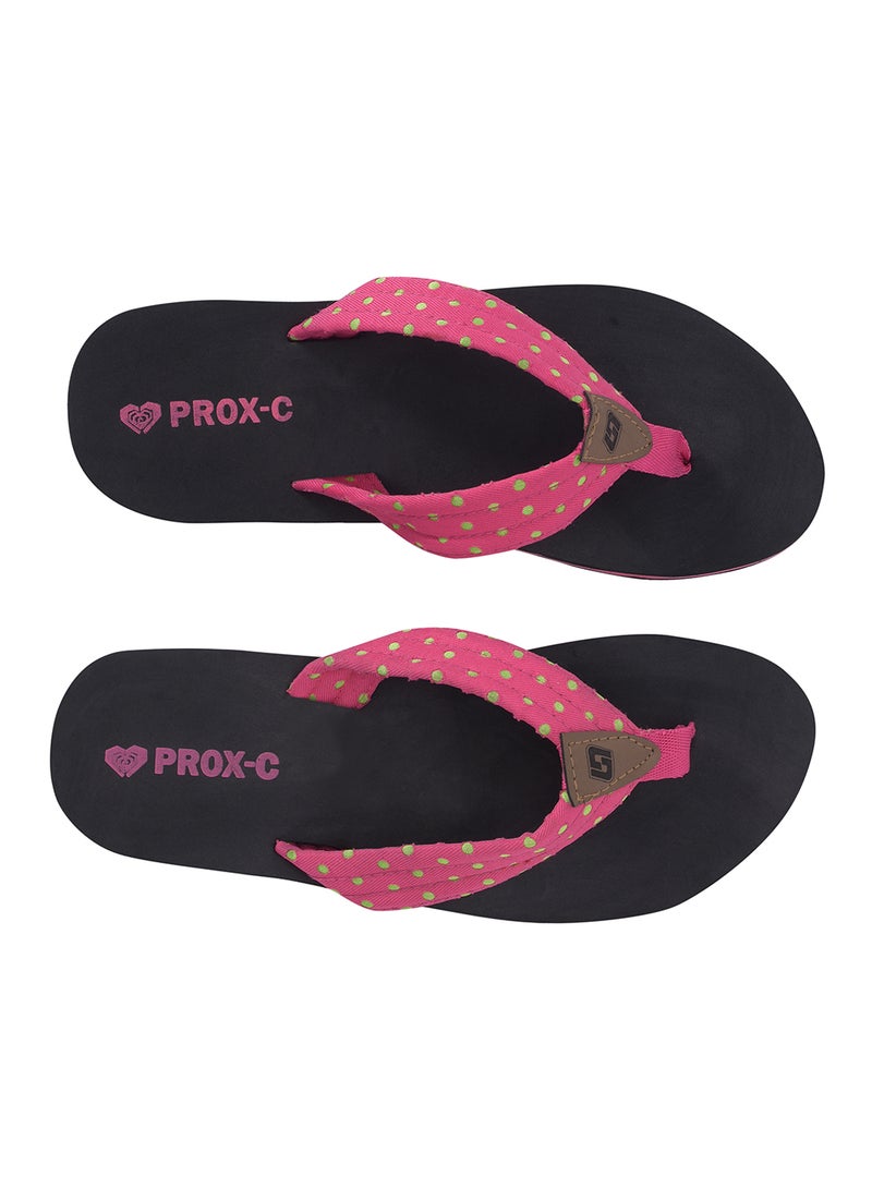 Casual Slippers Pink/Black  - Image 3