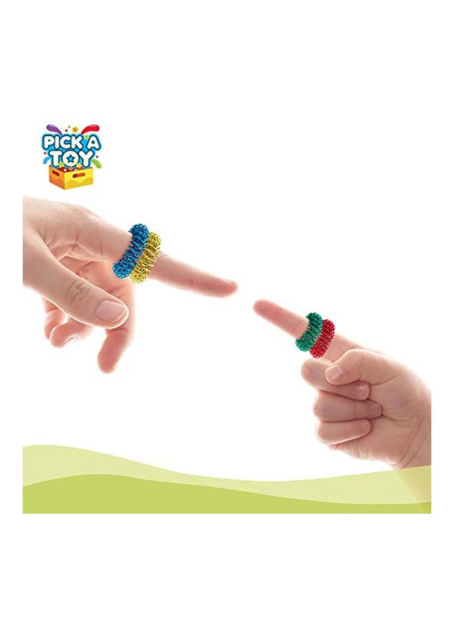 بيك ايه توي طقم خواتم للأصابع بملمس كالقنفذ مكون من 10 قطع - Image 1