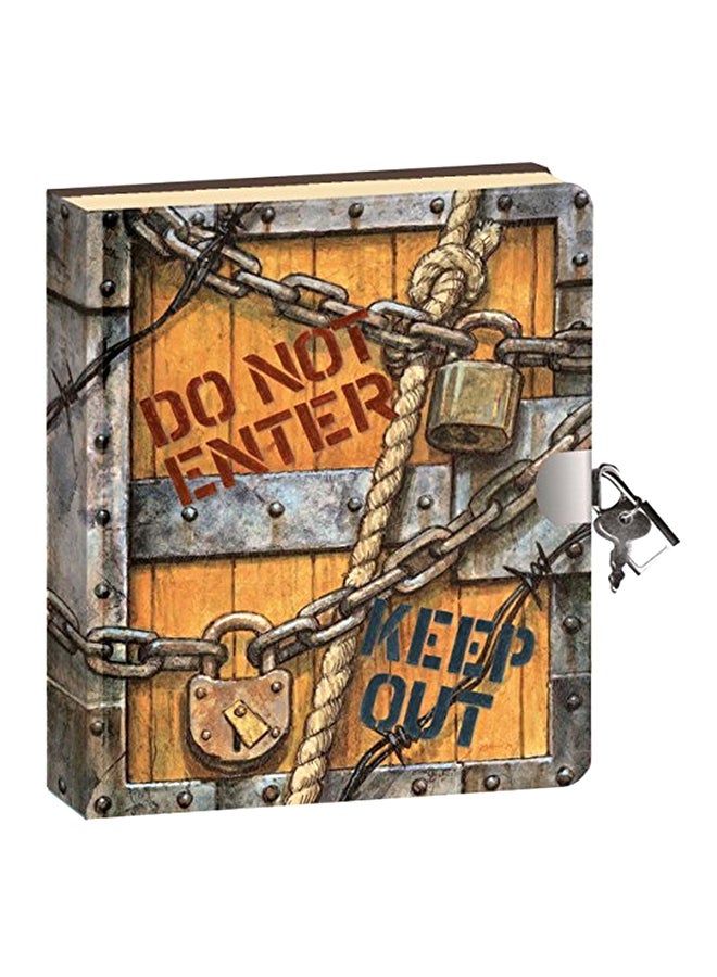 Peaceable Kingdom Lock & Key Diary 'Top Secret' - Image 1