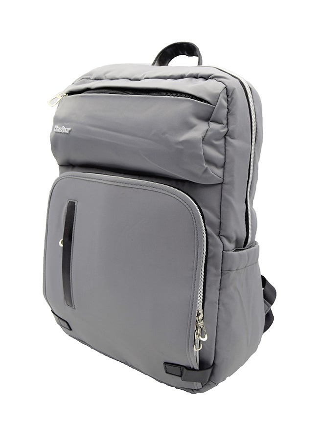 Dasfour Fashion Backpack For 16-Inch Laptop Grey  - Image 3