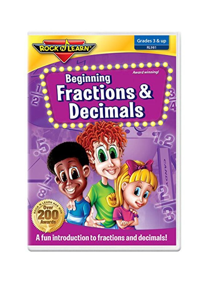 ROCK N LEARN - Multiplication Rap, Division Rap, Fractions And Decimals DVD Collection Set - Image 1