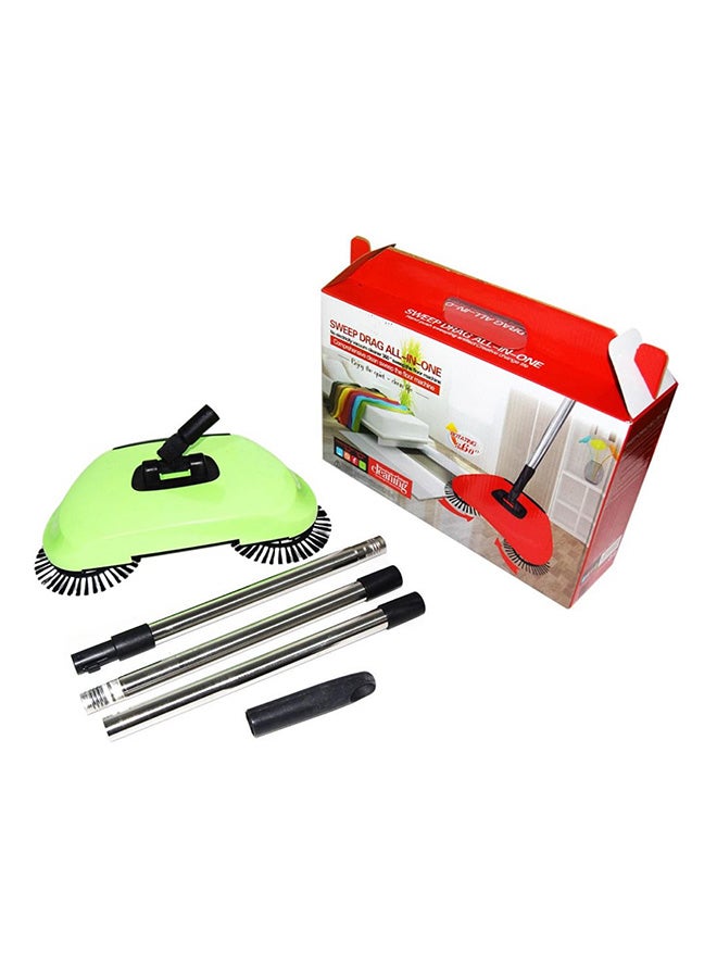 All- In- One Manual Sweeper Green/Silver 23x43x18cm - Image 1
