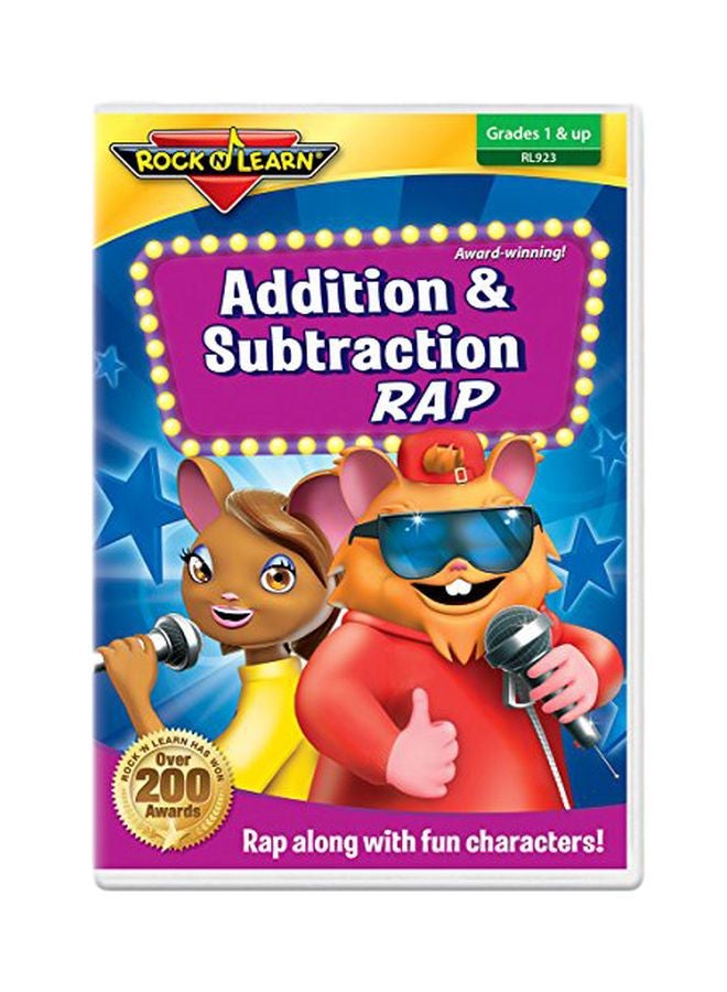 ROCK N LEARN Addition And Subtraction Rap, Telling Time, Money And Making Change DVD Collection Set - Image 1