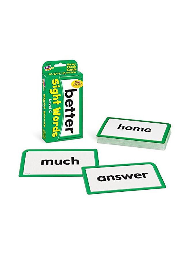 Trend Enterprises Inc Sight Words Level C Pocket Flash Card T23029  - Image 2