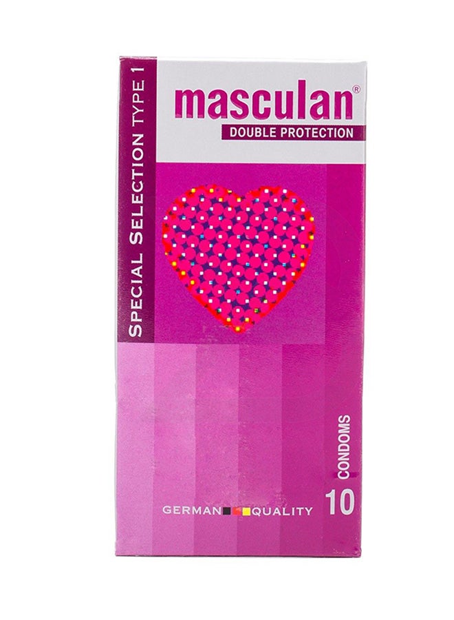 ماسكولان 10-Piece Masculan Condom - Image 1