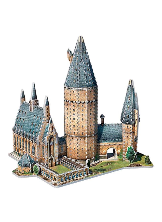 وربت 3 دي بازل ثلاثي الأبعاد بتصميم قاعة هوجورتس الكبيرة مكون من 850 قطعة - Image 1