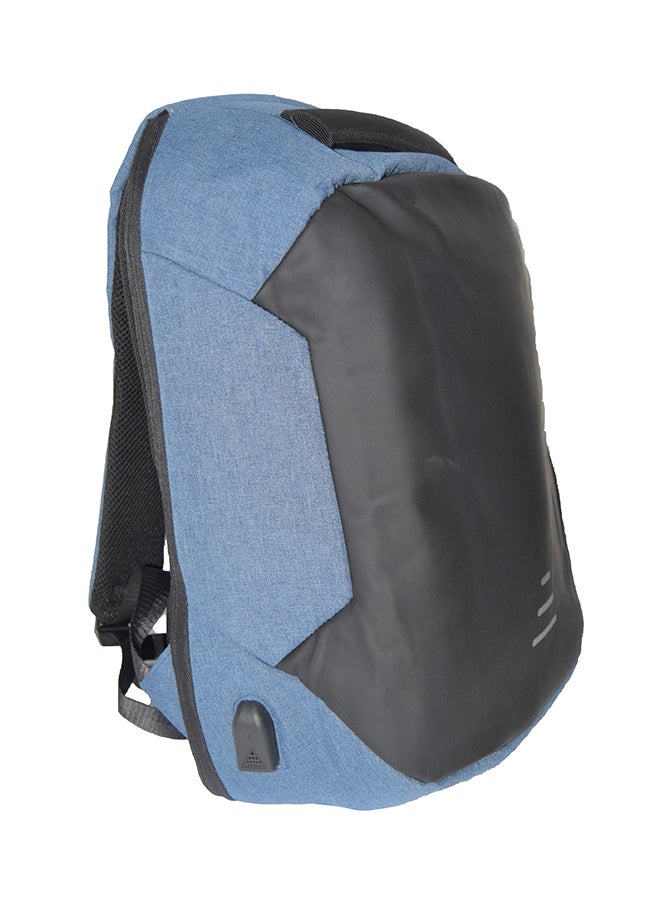 Dasfour Anti-theft Waterproof Backpack With USB Charging Port For 16-Inch Laptop Blue - Image 4