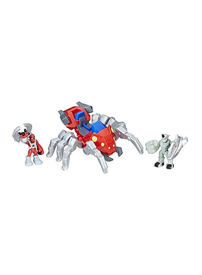 Super Hero Adventures - Playskool Heroes Marvel Super Hero Adventures Spider-Man With Spider Bot C0266 - Image 1