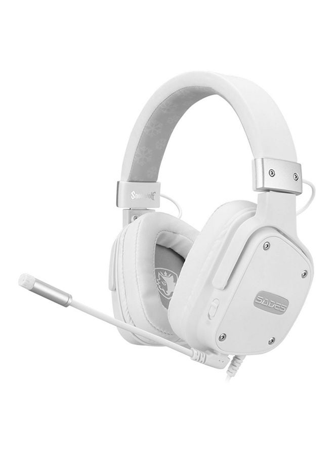ساديس سماعة رأس للألعاب بتصميم يغطي الأذن للأجهزة المختلفة مزودة بميكروفون - Image 1