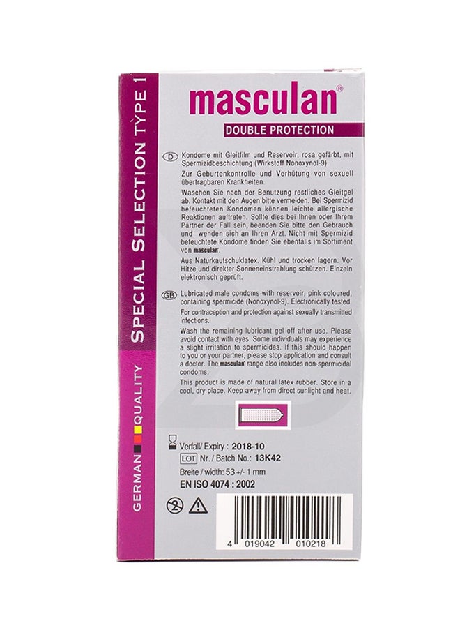 ماسكولان 10-Piece Masculan Condom - Image 2