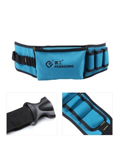 PENGGONG Multi-Functional Waist Tool Bag Pockets Pouch Organizer Blue  - Image 4