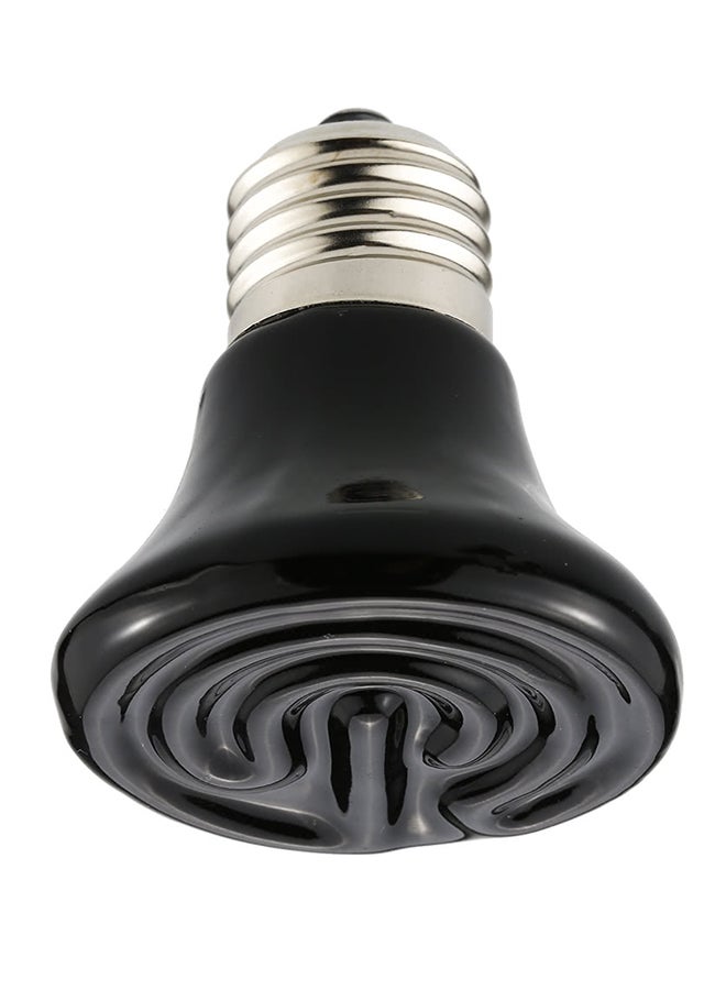 Generic Infrared Ceramic Heat Emitter Lamp For Amphibians Black 7.1x6.0decimeter  - Image 3