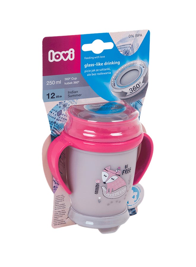 لوفي كوب إنديان سامر للبنات سعة 250 مل يدور بزاوية 360 درجة - Image 2