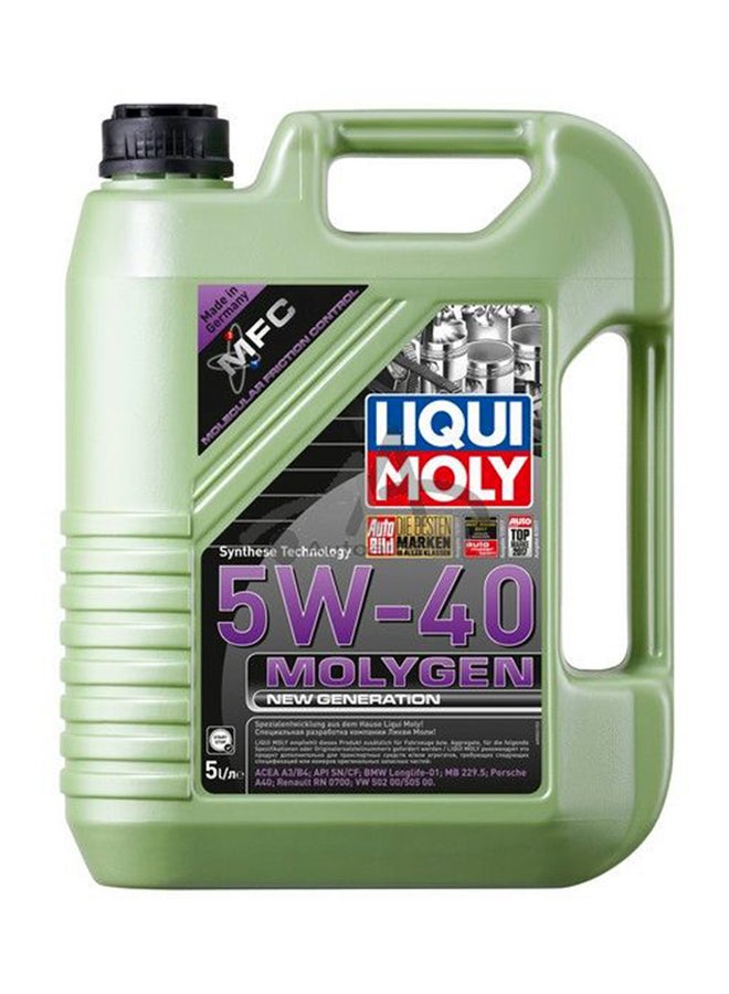 LIQUI MOLY Molygen New Generation 5W-40 Synthetic Engine Oil 