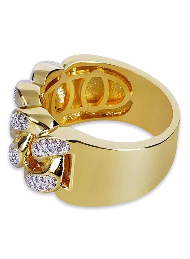 Bluelans Buckle Rhinestone Ring  - Image 3