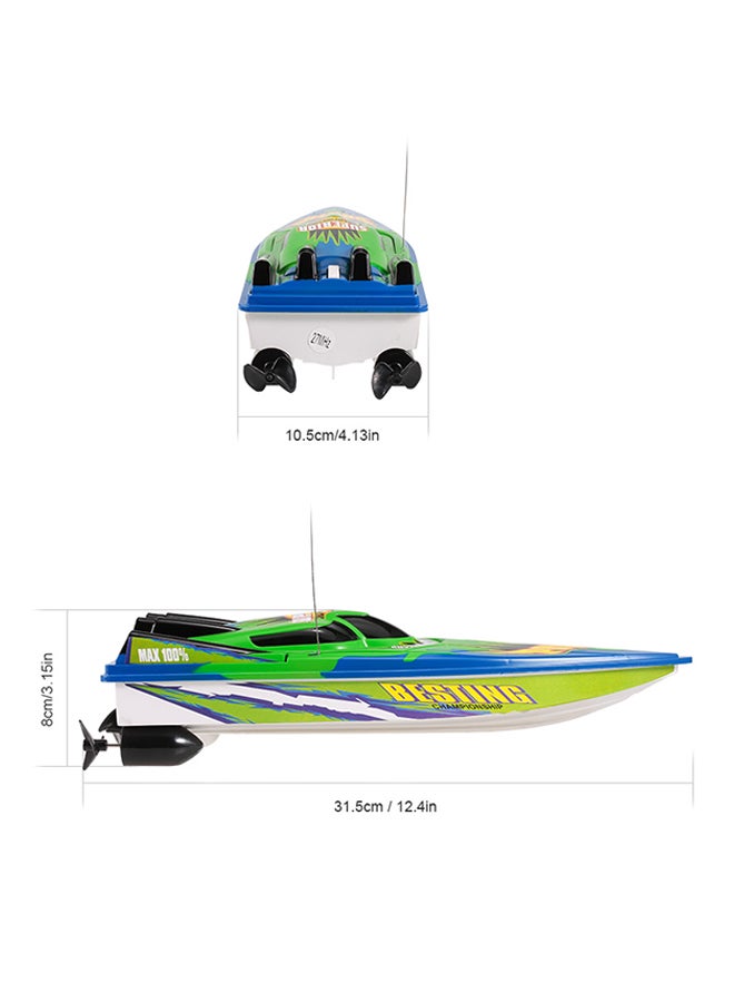 Radio Control Racing Boat RTR Electric Ship RC 38x14x13cm  - Image 2