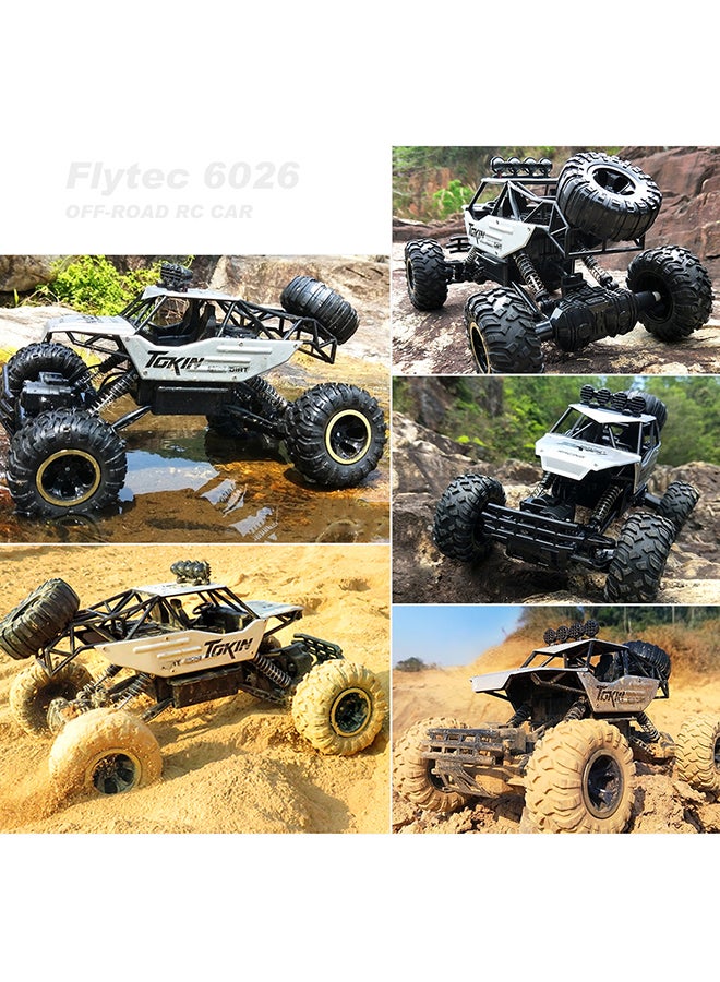 Flytec 6026 1/12 2.4G Alloy Body Shell Rock Crawler RC Buggy Car - Image 3