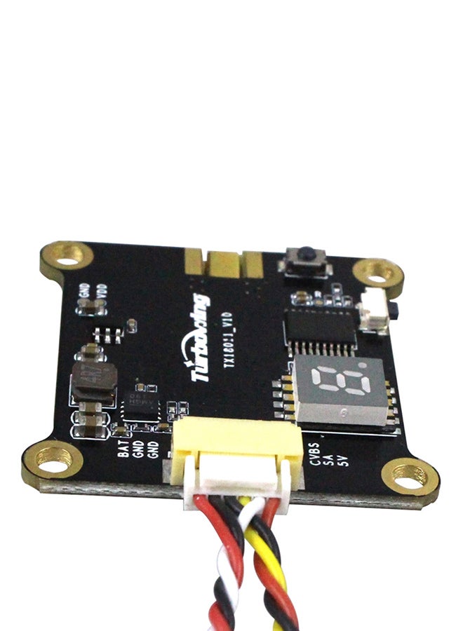 Turbowing Cyclops TX18011 0/25/200/600mW Switchable 5.8G 48CH FPV VTX Video Transmitter With Polarized Antenna 9x7x5cm