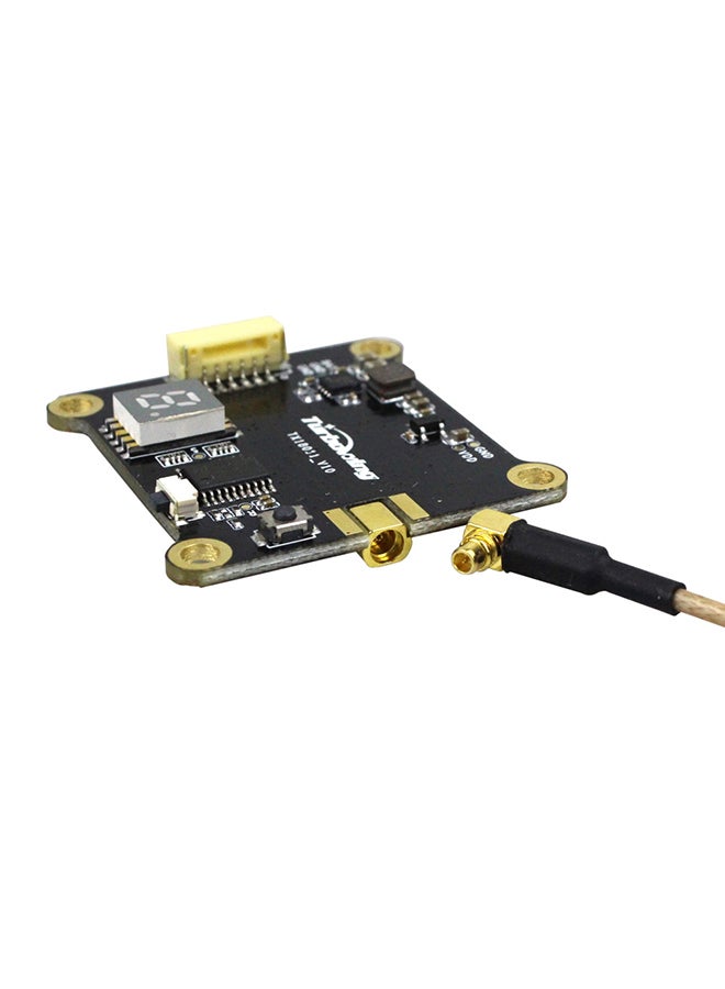 Turbowing Cyclops TX18011 0/25/200/600mW Switchable 5.8G 48CH FPV VTX Video Transmitter With Polarized Antenna 9x7x5cm