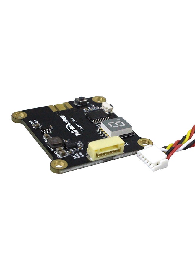 Turbowing Cyclops TX18011 0/25/200/600mW Switchable 5.8G 48CH FPV VTX Video Transmitter With Polarized Antenna 9x7x5cm