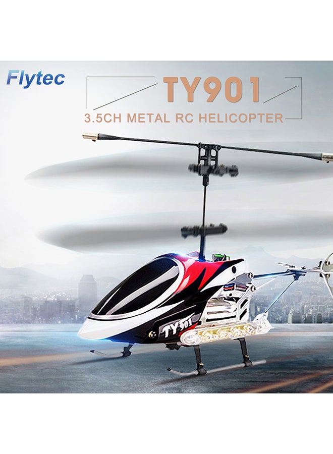 Flytec TY901 3.5CH Metal RC Helicopter With Gyroscope 39x14x10cm - Image 4